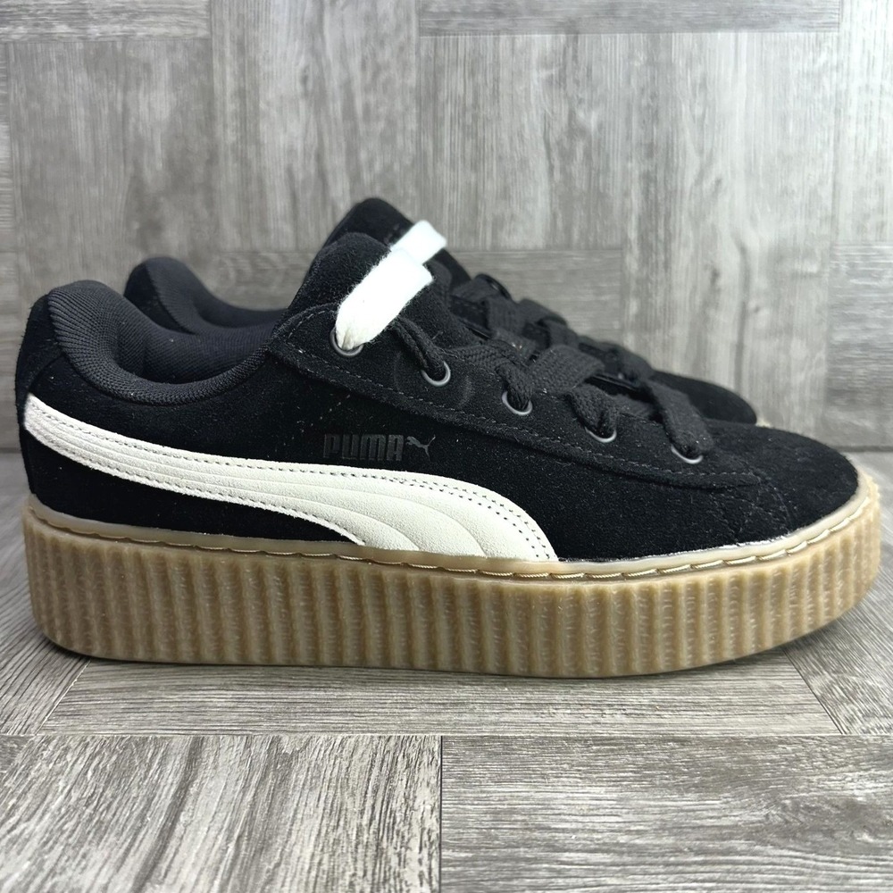 Puma Fenty Creeper Phatty Youth 6/Women's 7.5 Corduroy Black Casual Shoes